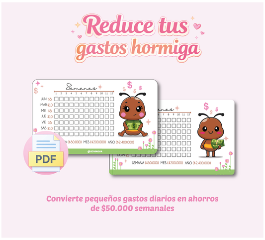 RETO DE AHORRO - GASTOS HORMIGA
