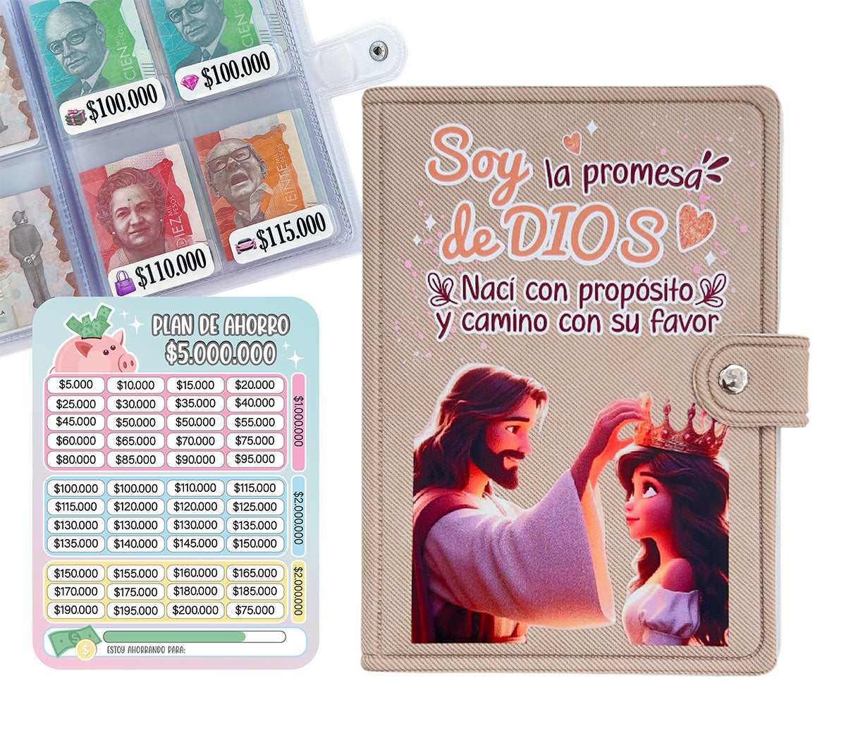 Agenda de Ahorro Soy la promesa de Dios 5 millones