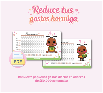RETO DE AHORRO - GASTOS HORMIGA
