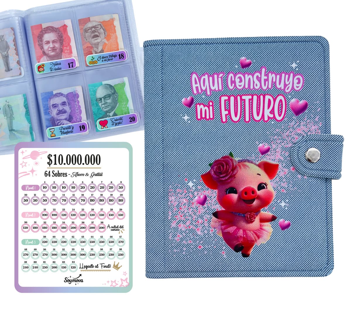 Agenda de Ahorro Futuro Rosa