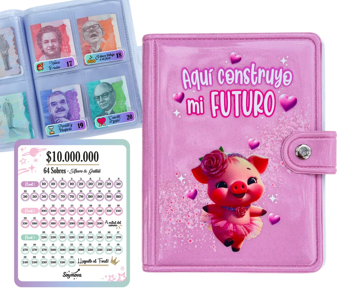 Agenda de Ahorro Futuro Rosa