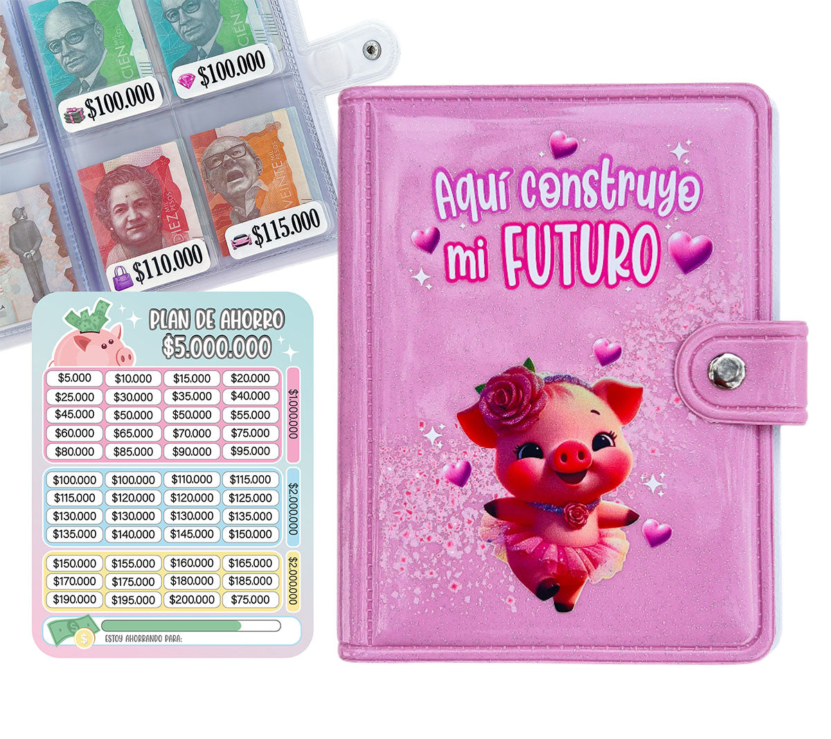 Agenda de Ahorro 5 millones -Cerdita